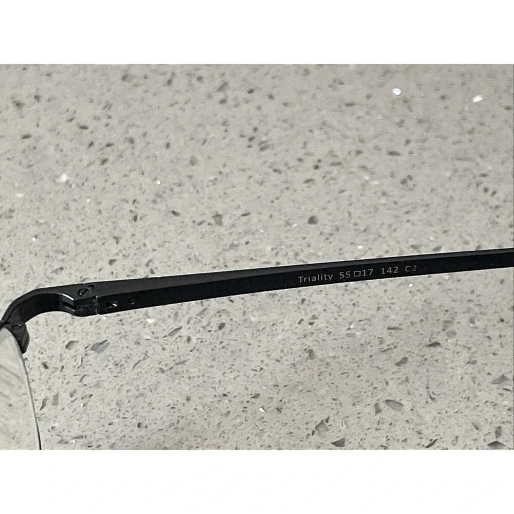 Eyebuydirect Triality Eyeglasses Frames ONLY 55-17-142 C2 Black full Rim